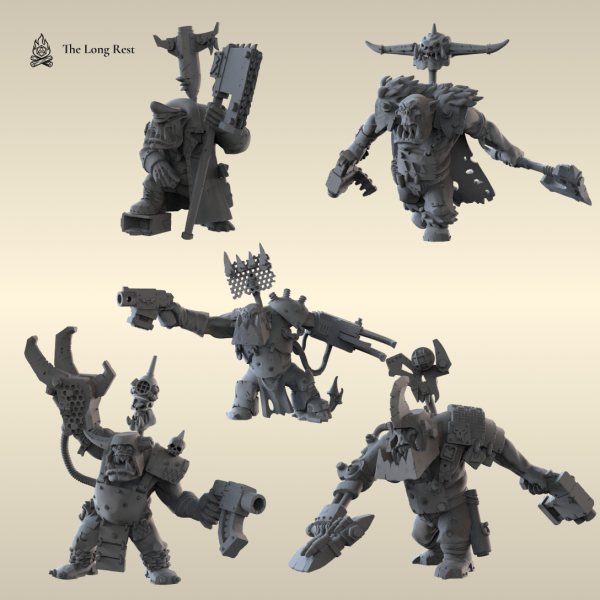 ТупоГрудые Нобы Waaagh — Миниатюры Орков Warhammer 40k