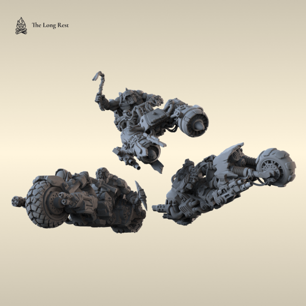 ВзрывоБайкеры Waaagh — Миниатюры Орков на байках Warhammer 40k
