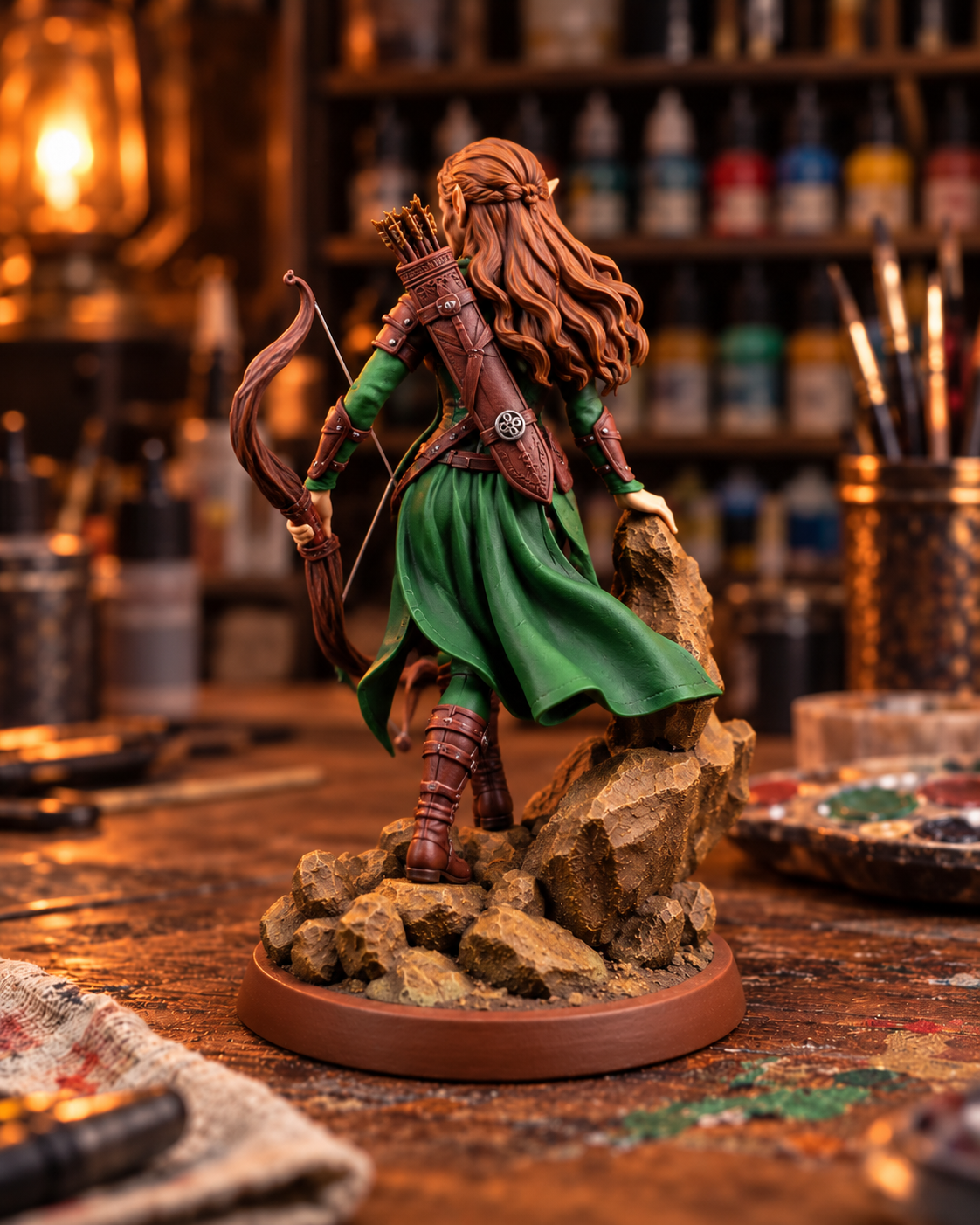 Фигурка эльфийки, персонажа из ДнД(D&D) 10 elfijka5