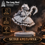 Белая Крольчиха с шипастым посохом — боковой ракурс