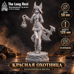 Красная Охотница — фронтальный ракурс, коллекционная фигурка